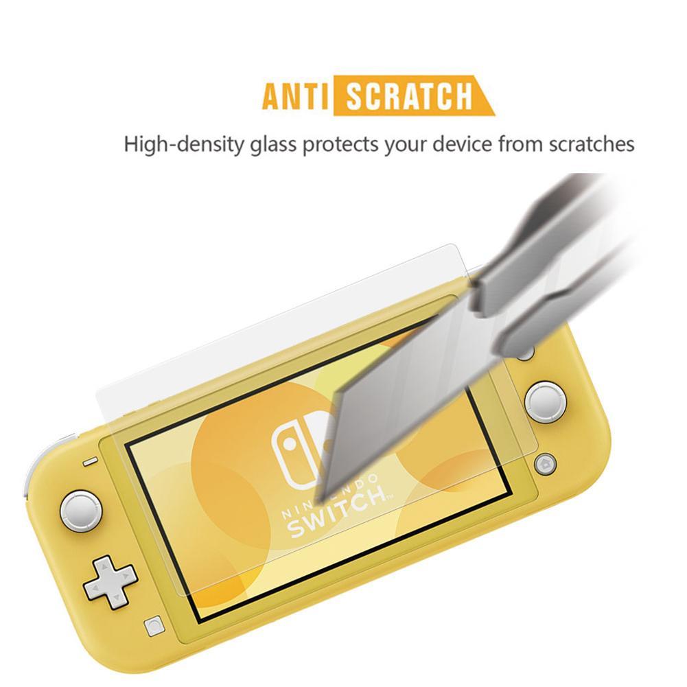 2 Stuks Screen Protector Voor Nintend Schakelaar Lite Gehard Glas 8-9H Hardheid Full Hd Clear Protective Film cover Oppervlak Guard