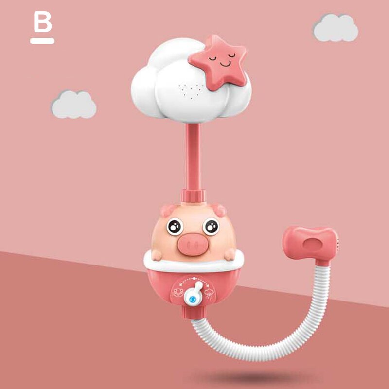 Zabawki robić kąpieli dla niemowląt kwiat głowica prysznicowa wanna woda robić kąpieli gra podlewanie opryskiwacz dla dzieci JAN88: b