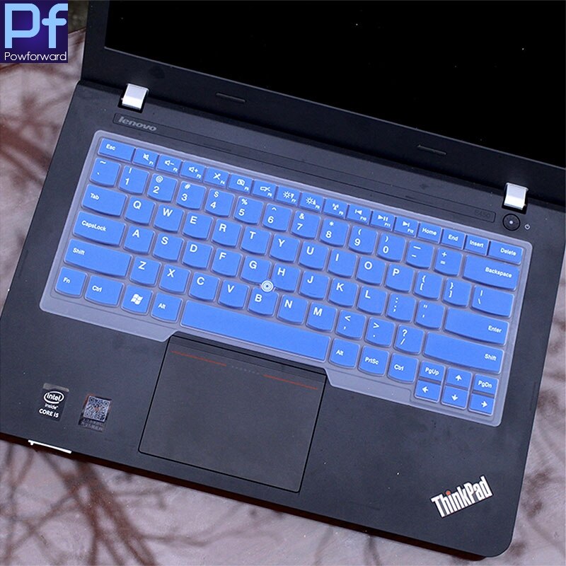 Dla Lenovo Thinkpad E14 2020 silikonowa klawiatura laptopa obudowa ochronna E 14: blue