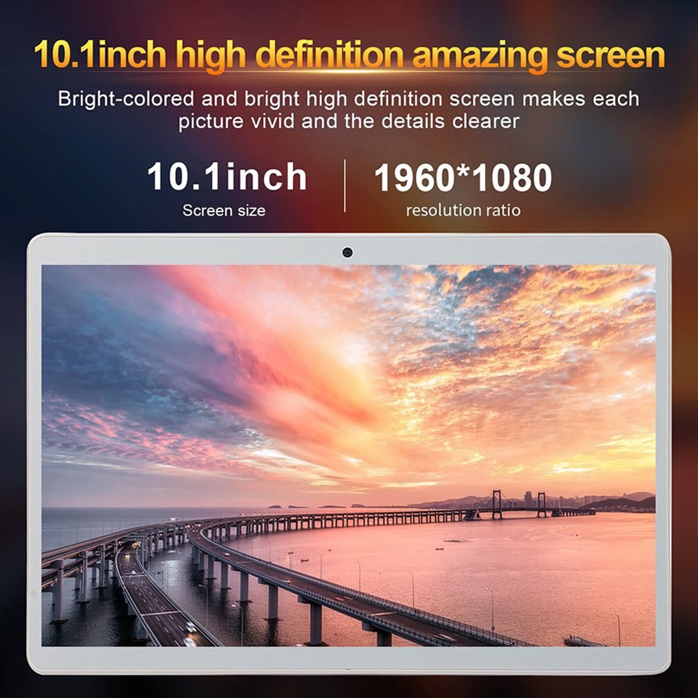 10 Inch Tablet PC 1GB RAM 16GB ROM WiFi Dual SIM C... Vicedeal