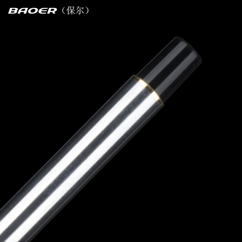 Baoer 801 Executive Golden and Silver Fine Nib tip Ink pen Stationery School Office birthday Writing metal Fountain Pen