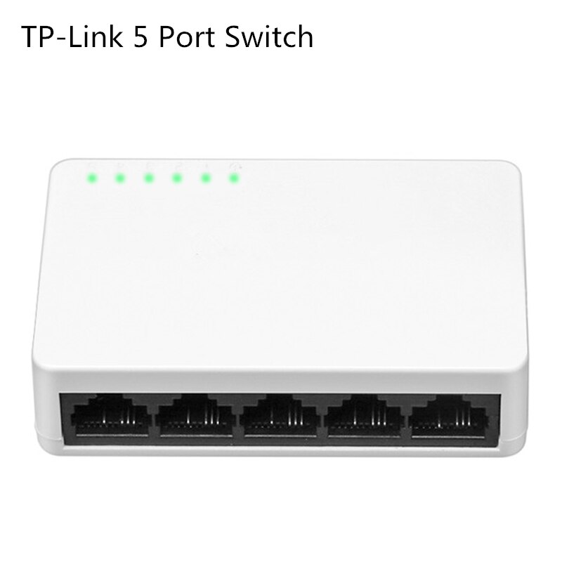 Mini 5 Port 10/100Mbps Desktop Switch/Fast Ethernet Network Switch LAN Hub/Full of Half duplex Uitwisseling, EU/US Plug