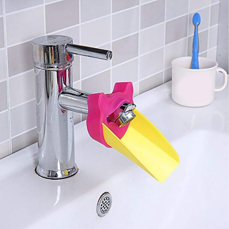 Faucet Extender Sink Handle Extension Toddler Kid Bathroom Children Hand Wash Tools Extension of The Water Trough Bathroom