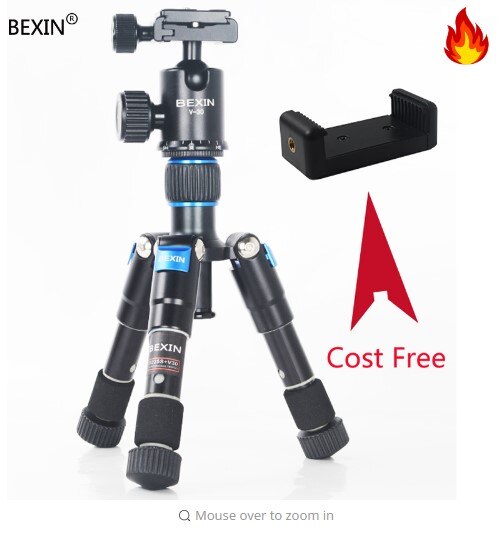 Portable Travel Compact Aluminum Mini Tripod with Ball Head for Digital Camera DSLR Smart Phone: mimi tripod