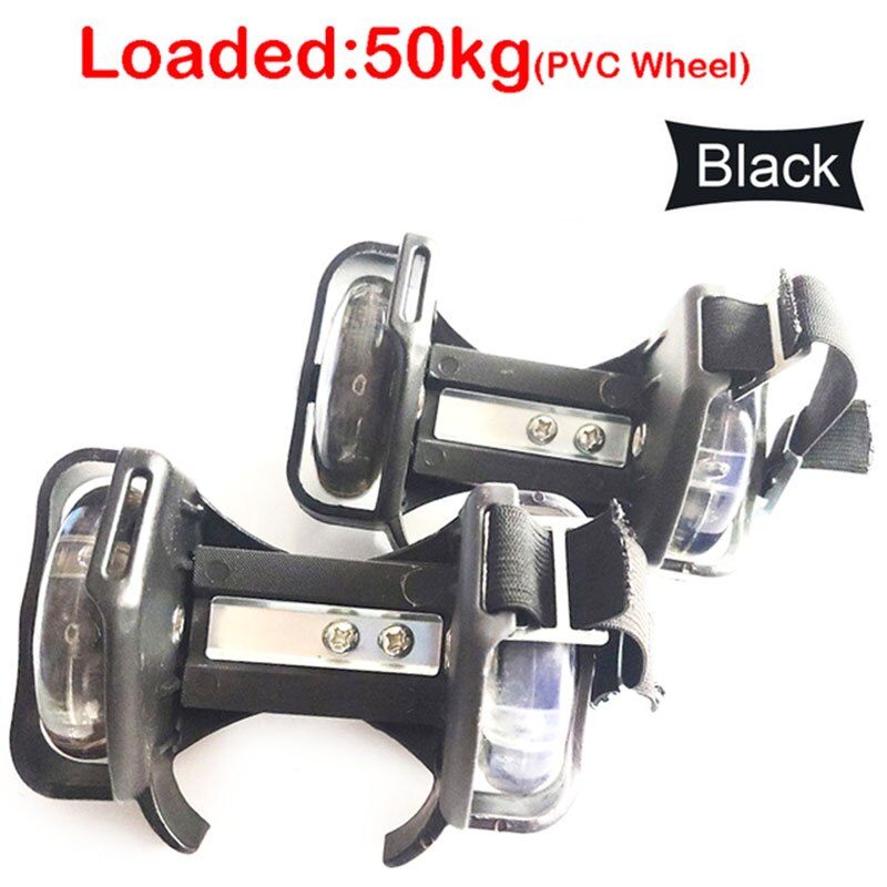Bunte blinkende Rolle skaten schuhe LED licht wirbelwind Rolle Blitz-Rad ferse einstellbare rollen skaten schuhe für mädchen Art: Schwarz