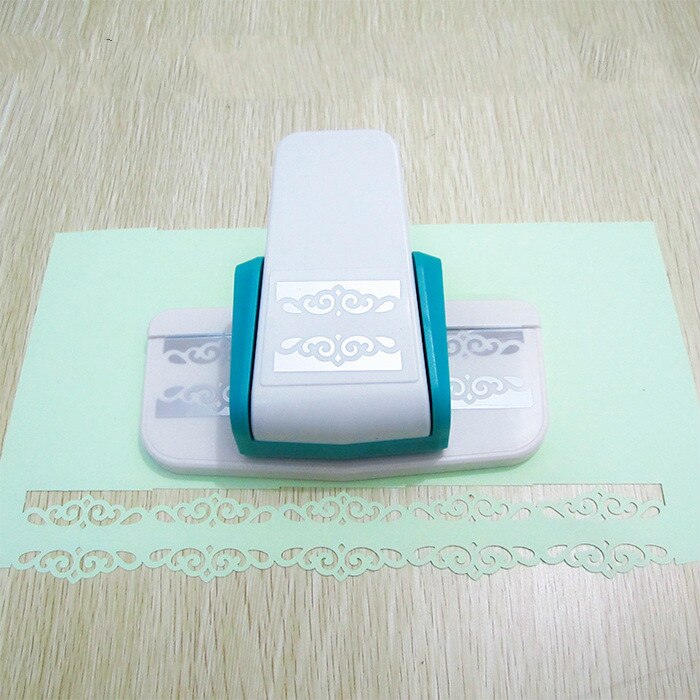 Store 3d fancy kant prægning hul stansekort til scrapbooking stans håndlavet kant enhed diy papir cutter skole værktøj