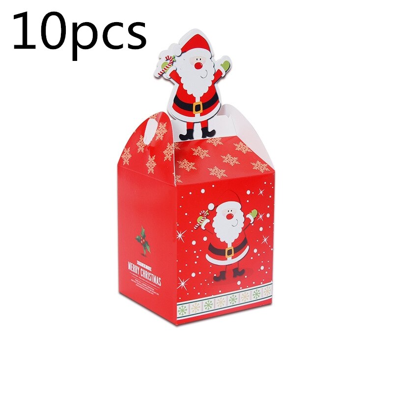 10 stuks kerst appel doos kerstavond verpakking doos kerst doos pingguo doos kerst doos: Foto 1