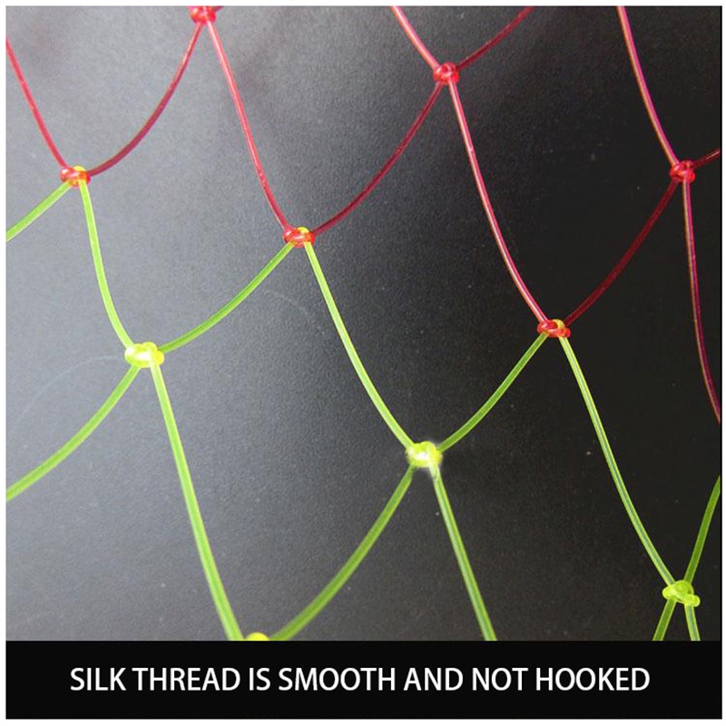 Nylon Visnetten Inklapbare Vissen Tools Ruit Mesh Gat Diepte Opvouwbare Nylon Landing Dip Netto