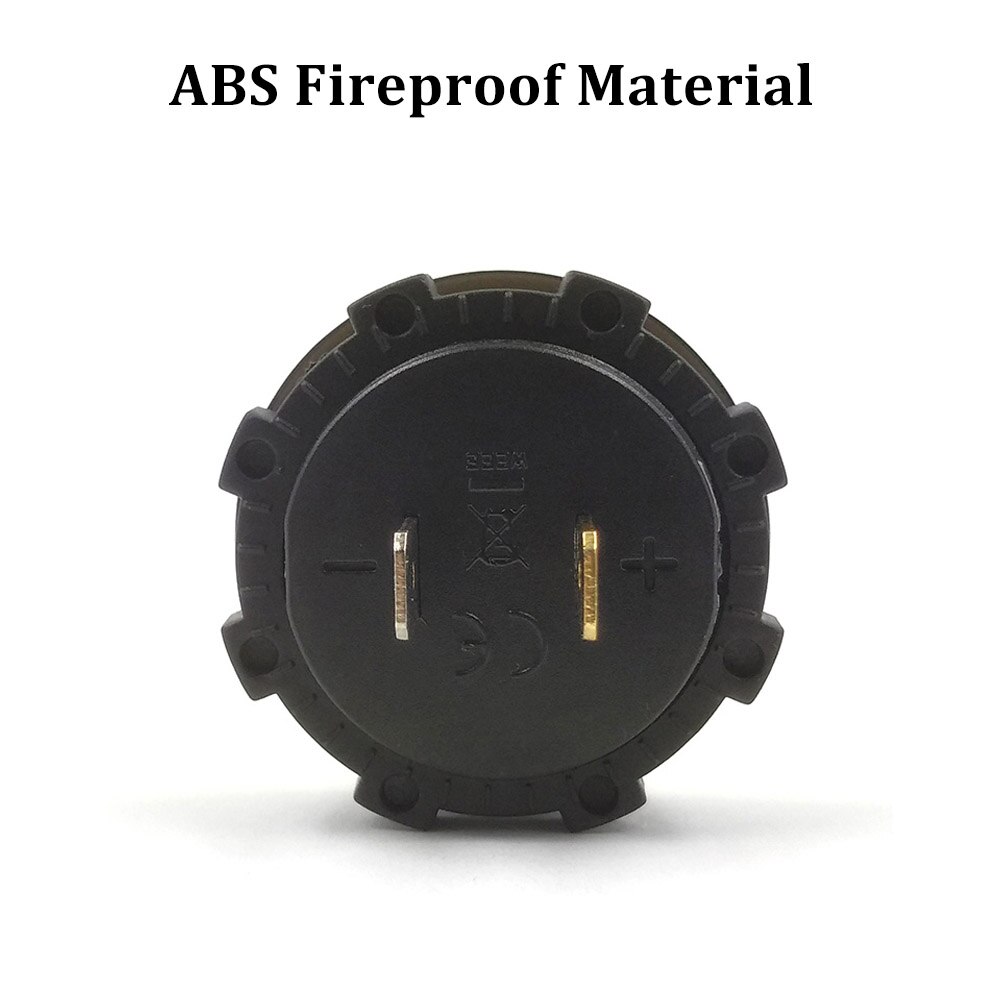 4 in 1 Bausatz Wasserdichte Voltmeter Spannung Meter Volt Monitor Tester Spannung LED Digital für 12-24V Auto motorrad Marine RV ATV