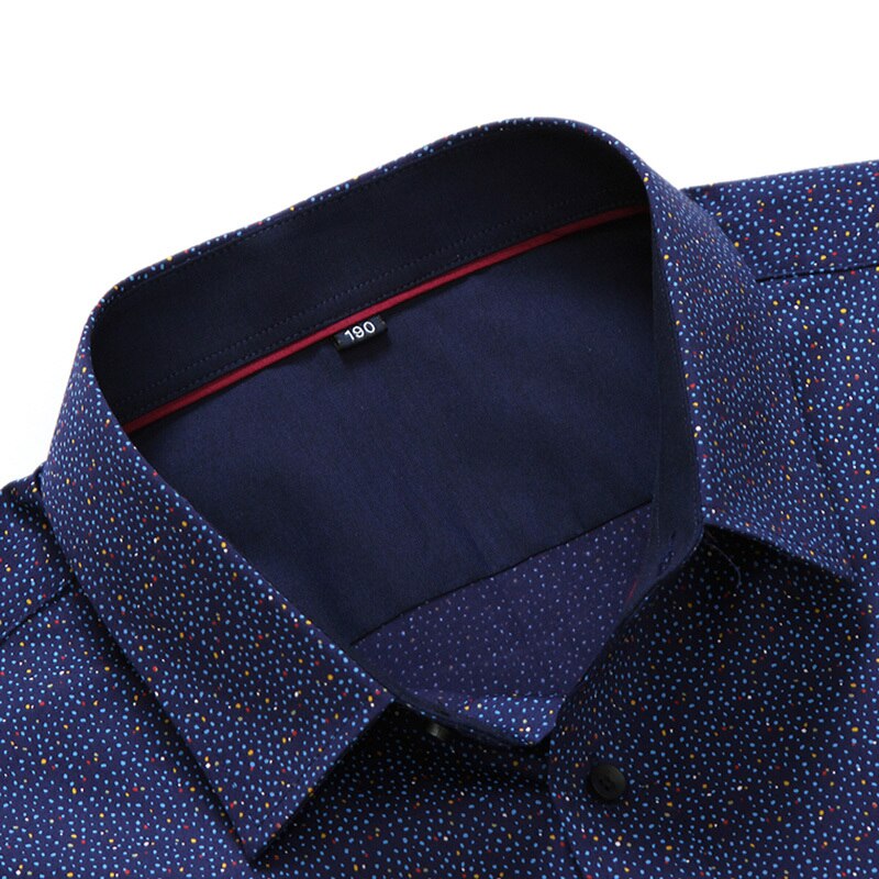 Summe klassiske skjorter langærmet turndown krave plus størrelse 5xl 6xl 7xl 8xl 4xl skjorte