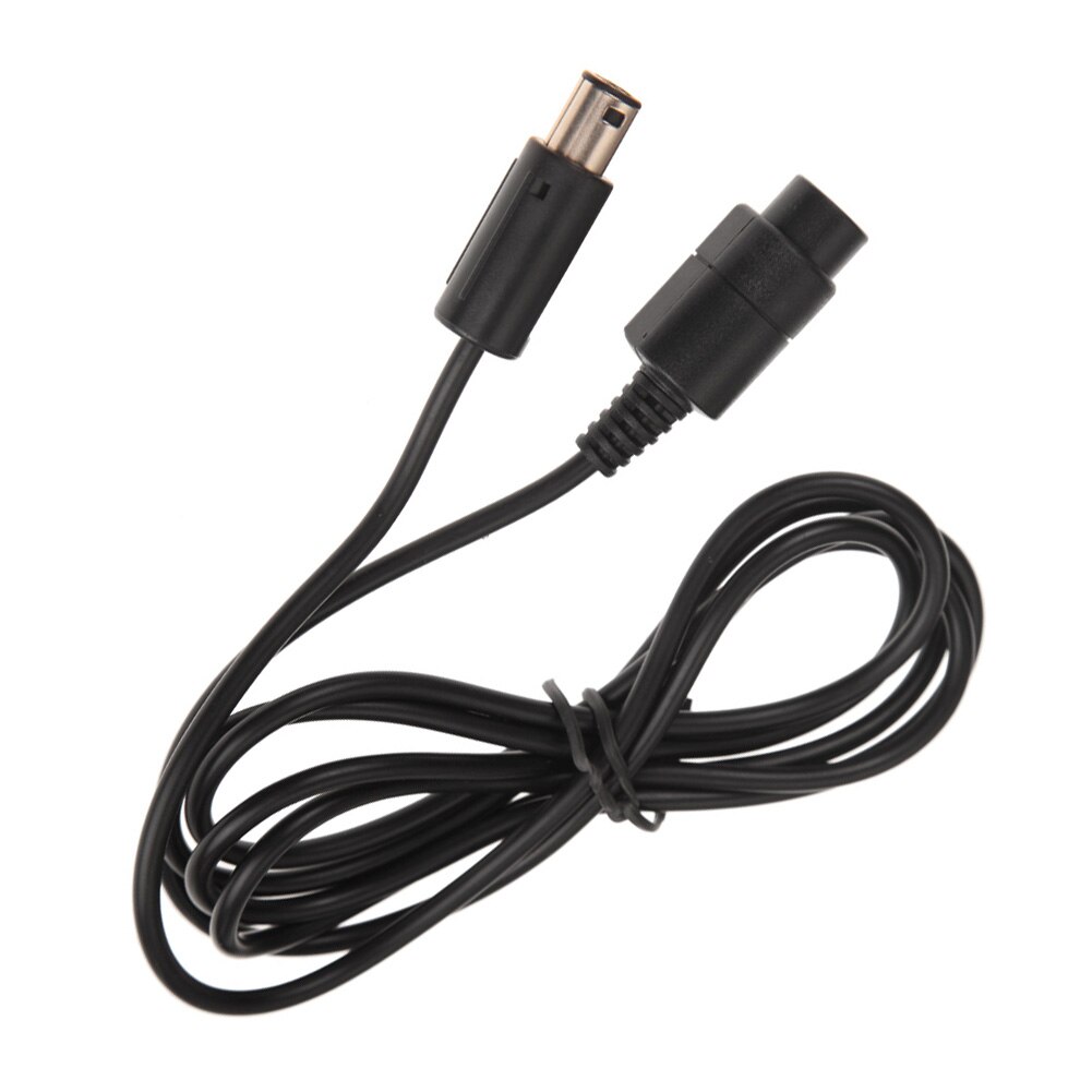 1.8m Game Controller Extension Cable for GameCube Black Controller Extension Cable for GC NI5L Nintendo Gamecube Cable