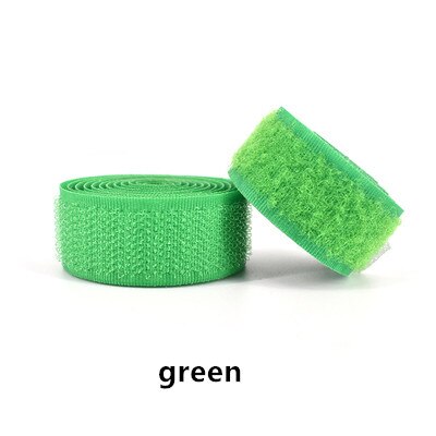 Tela adhesiva para pegar ropa, hebilla autoadhesiva, cinta autoadhesiva para costura y fijación: green