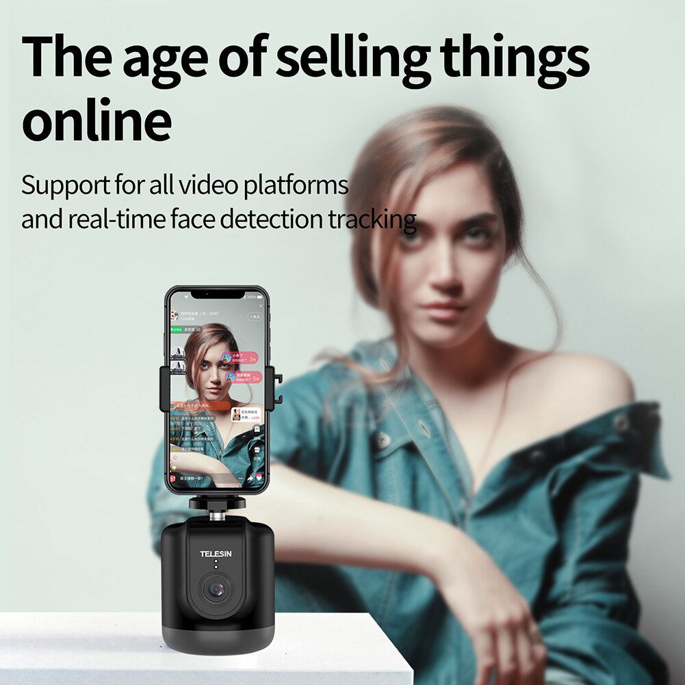 Auto Gezicht Tracking Gimbal Stabilizer 360 Rotatie Smart Auto Tracking Camera Telefoon Selfie Stok Houder Voor Vlog Live