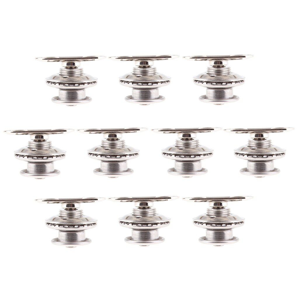10pcs Boat Canvas Snap Canvas Turn Button Twist Lock 316 Stainless Steel