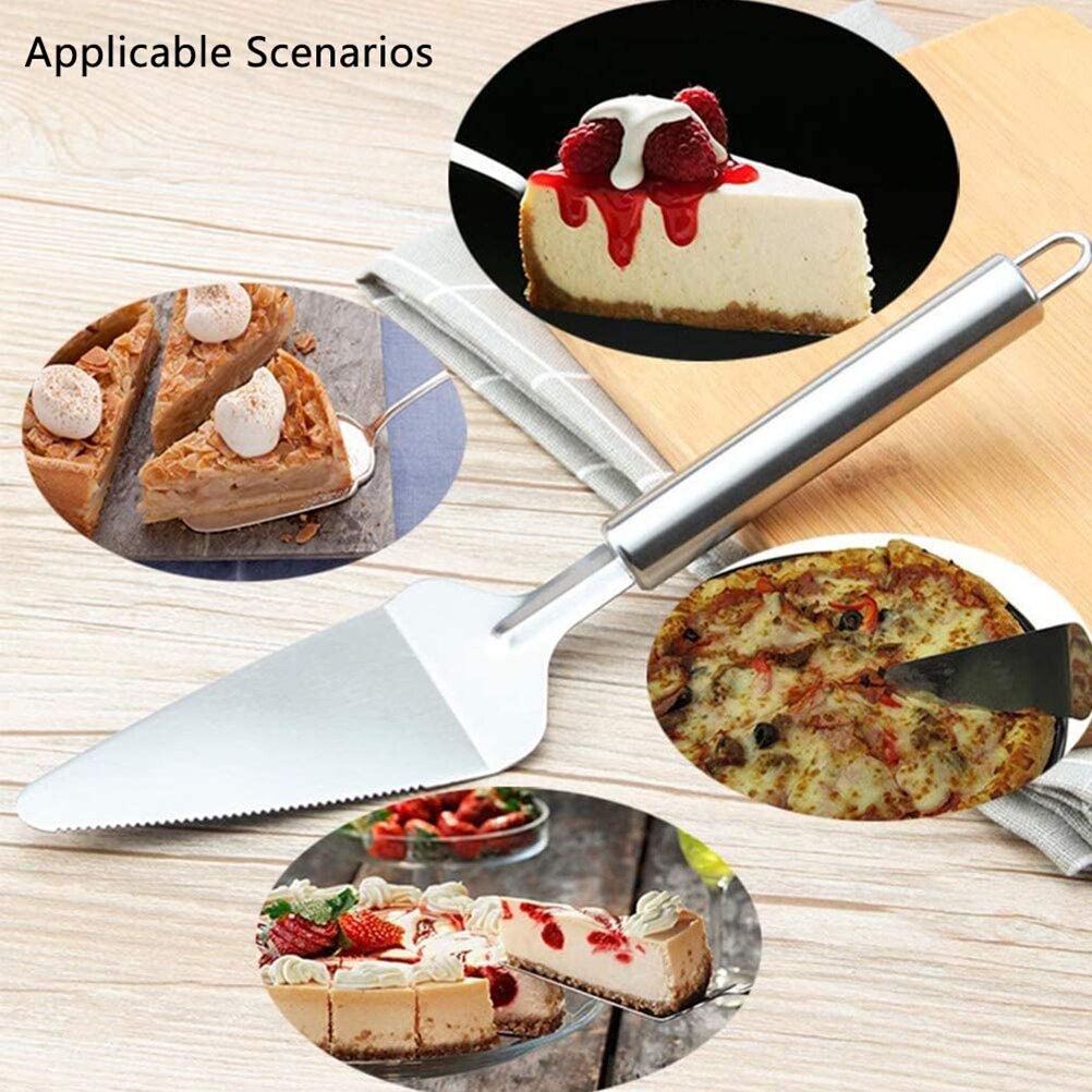 2Pcs Multifunctionele Pizza Cutter Wiel Kit Rvs Pizza Roller Cutter Met Schop Keuken Cutter Set Cake bakken Tools