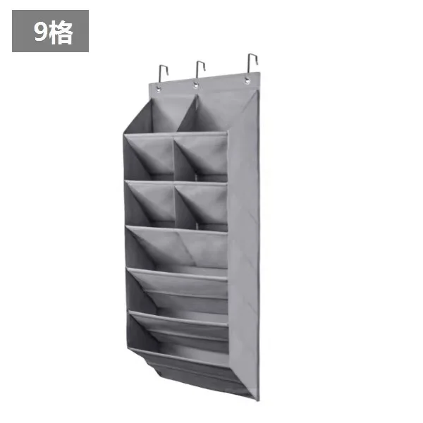 Deurschoenorganizer Hangend schoenenrek met 11/12 Pocket Rack Organizer Ruimtebesparend Wandgemonteerde Oxford-houder Garderobe-organizer: Light Grey