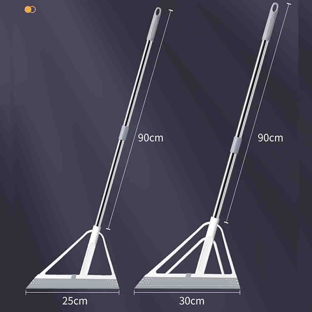 Sweep Water Floor Scraper Silicone Magic Sweeper Bathroom Scraper Mop Scrape Floor Mopping Gods Broom Black Technology