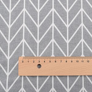 Trykt bomuldshørstof til patchwork quiltning syning gør-det-selv sofa borddug møbelbetræk tissue gardinpose pudestof: B 1 stk 50 x 150