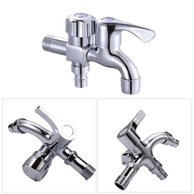 Garden Washing Machine Faucet With Zinc Alloy Home Washing Machine Tap Quiet Close Faucet Bathroom Kitchen Faucets: 1