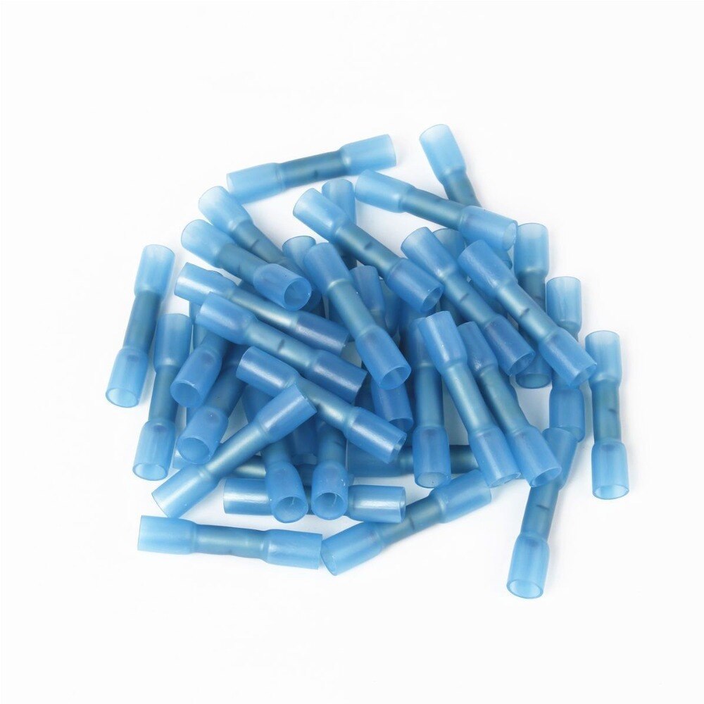 thumbnail image 2 of 100-Pack Heat Shrink Butt Wire Connectors – Electrical Crimp Terminals Kit (Assorted Sizes) 2 of 4