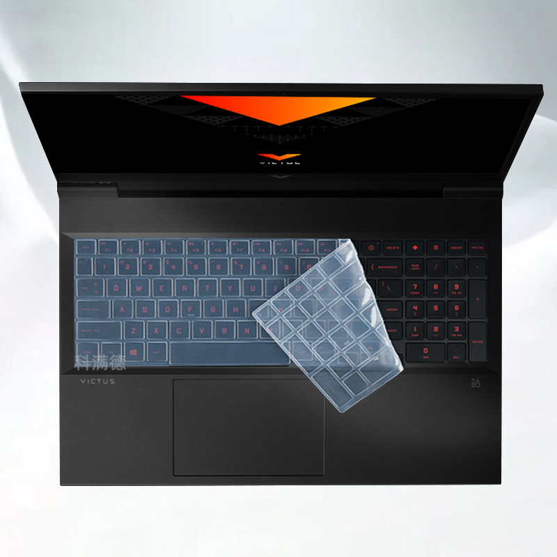 Silicone keyboard cover Skin For HP - Victus 15.6" Gaming Laptop 15-fa0029tX 15-fa0030tx 15-fa1035tx 15-fa0031dx: Gold