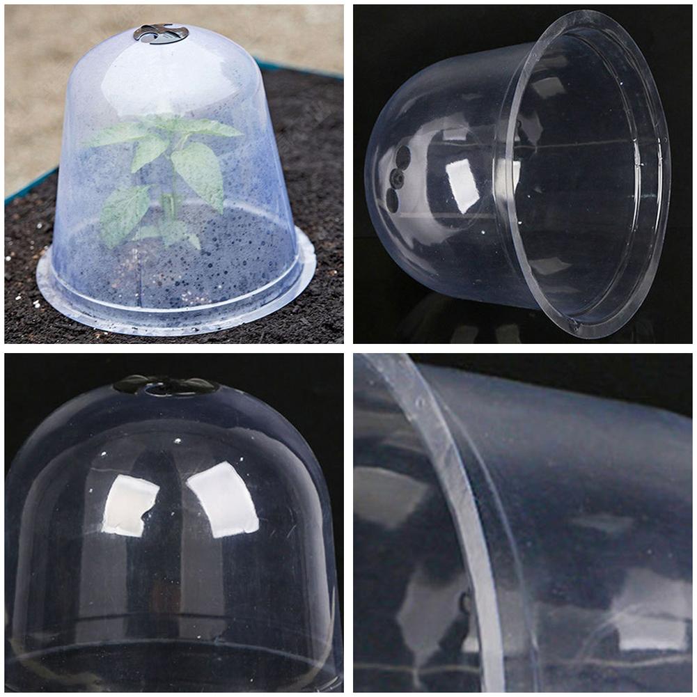 5Pcs Tuin Plastic Cloche Planten Bel Koepel Plant Cover Vorst Guard