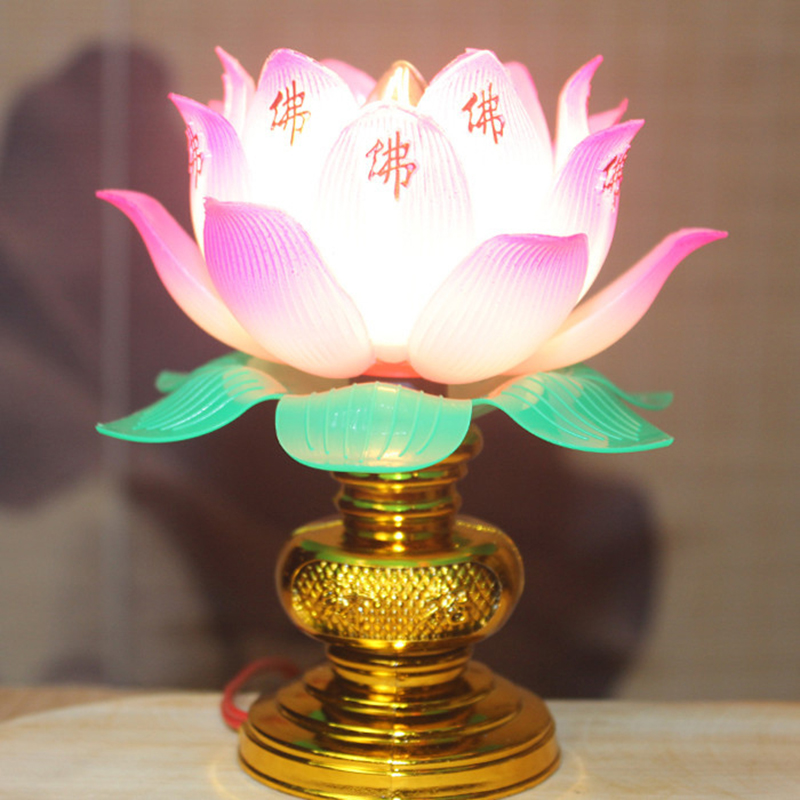 Lampe de décoration de bureau bouddhiste, typolamp coloré, maison, méditation, culte, temple du bouddhisme