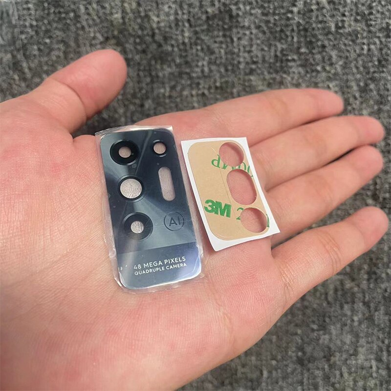 Camera Lens Voor Tecno Pova 2 LE7 Terug Achteruitrijcamera Glas Met Sticker Voor Pova LD7 LD7j Reparatie Onderdelen: Pova 2 LE7 1PCS