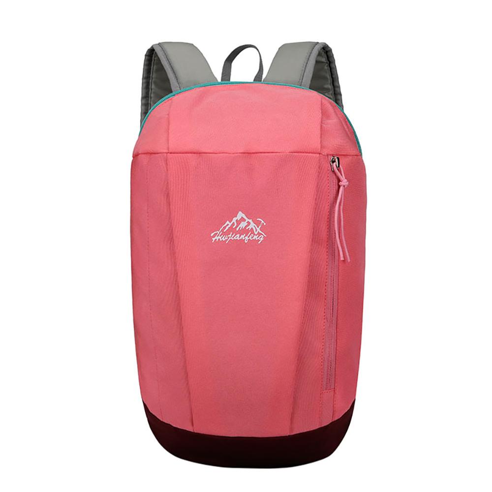 Lichtgewicht Rugzak Kleine Reizen Sport Bag Ultralight Outdoor Pack voor Mannen Vrouwen Reizen Wandelen Klimmen Draagbare Rugzak: Roze