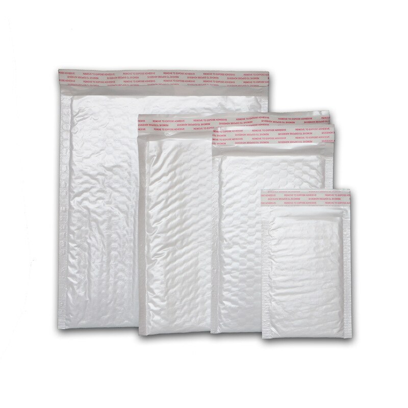50 Stuks Van Verschillende Specificaties Witte Zak Schuim Envelop Foam Folie Kantoor Verpakking Envelop Vochtwerende Trillingen Tas