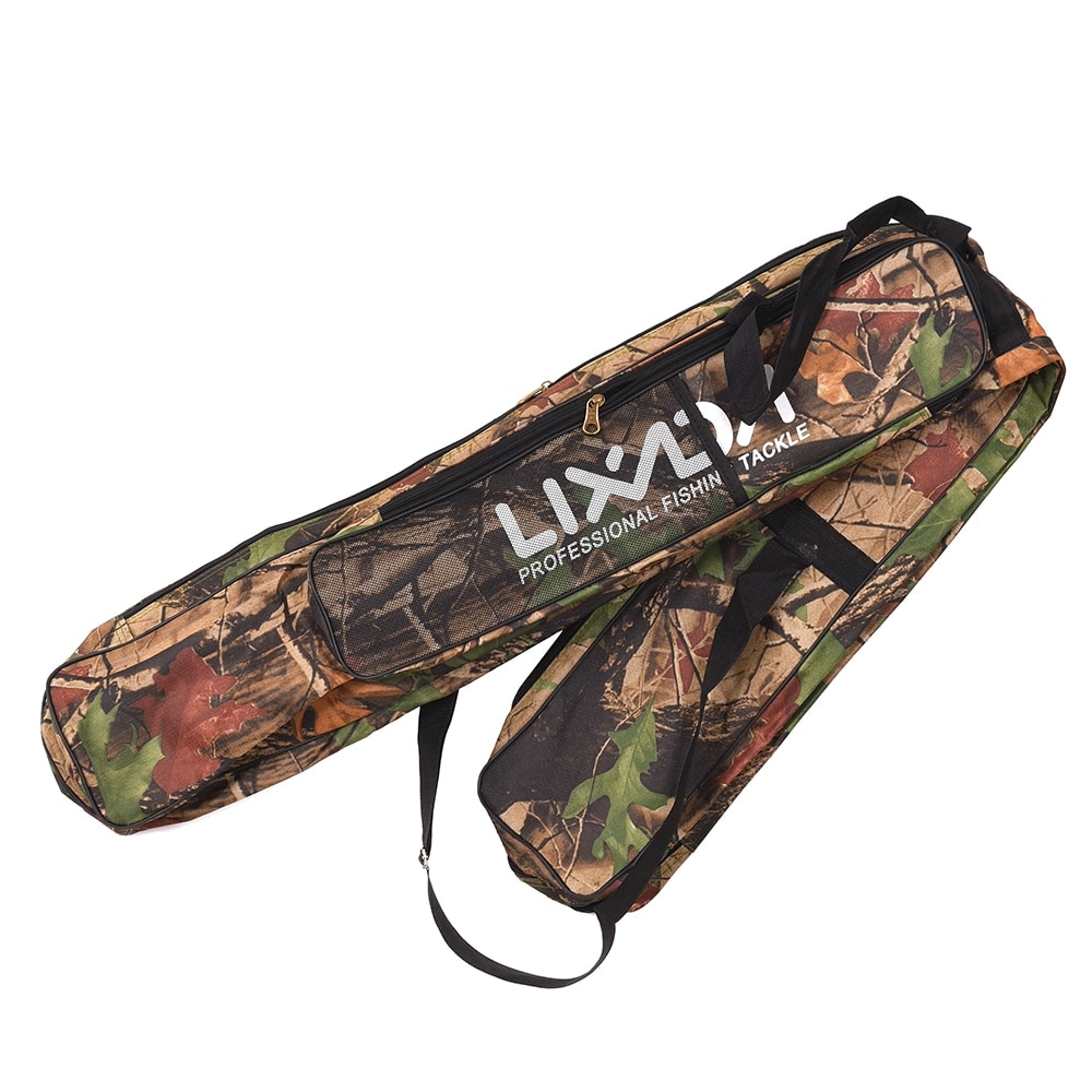 Lixada Double Layer Rod Bags Large Capacity Fishing Rod Tackle Bag 120/150cm Fishing Bag