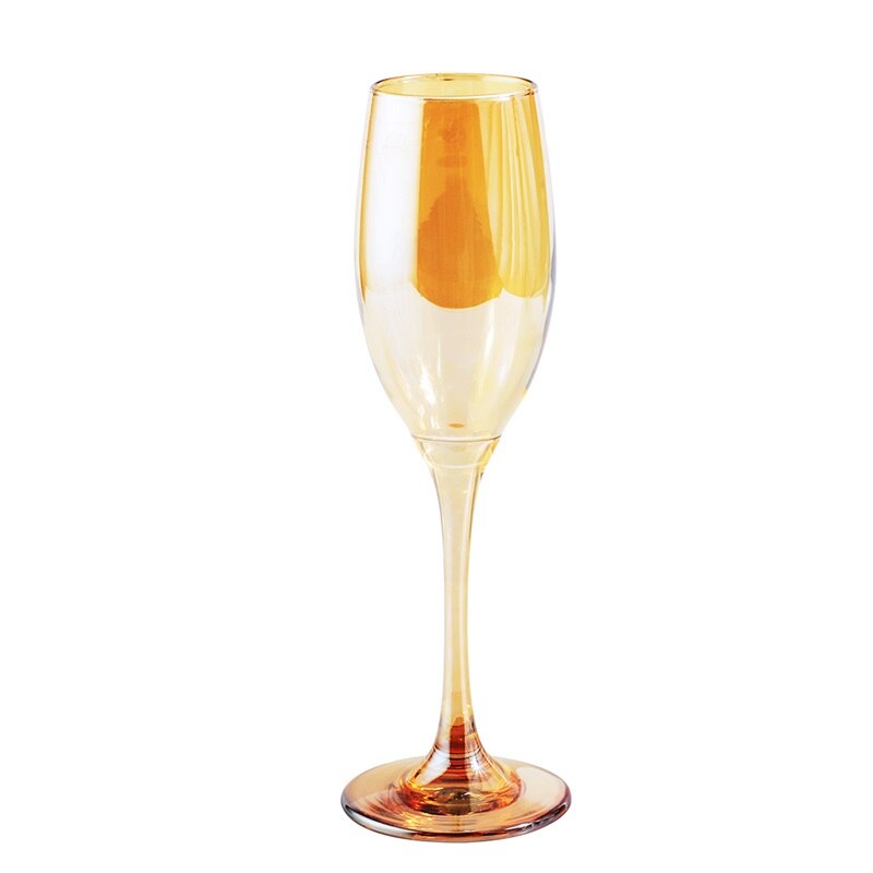 Wine Glass Gold Painting Goblet Glasses Champagne Flutes Cups Home Party Wedding Cocktail Glasses Juice Cup: 180ML