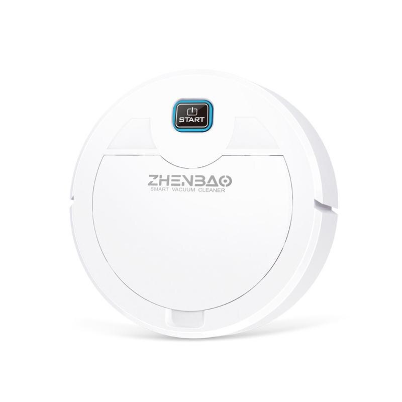 Automatic Sweeping Robot USB Rechargeable Smart Cleaning Robot UV Sterilizer Auto Sweeper Vacuum Cleaners House Cleaning: White
