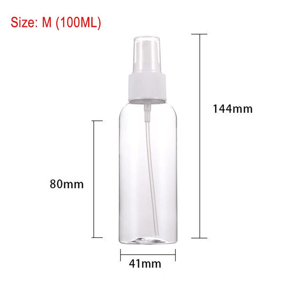 Atomizer 250ml 100ml plast parfume sprayflaske lille 10-250ml 200ml kosmetiske atomize tomme gryder
