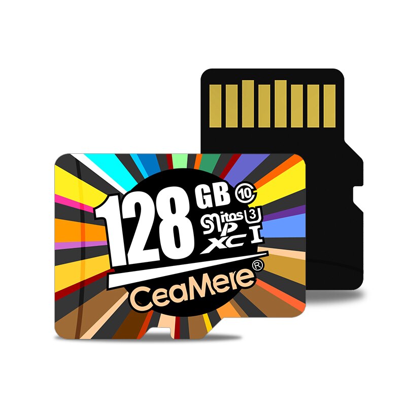 Ceamere 2Pcs Micro Card Class10 8Gb Class6 16Gb/32Gb U1 64Gb/128Gb/256Gb U3 Geheugenkaart Flashgeheugen Micro Tf Voor Smartphone