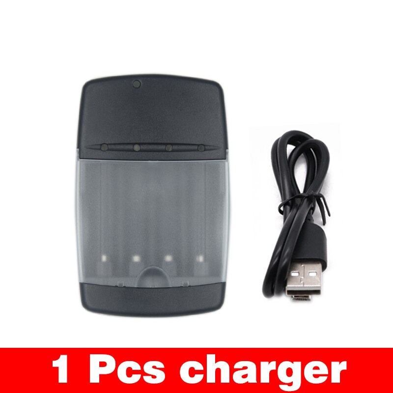 AA 3800mah 1.5V alkaline rechargeable battery for LED light electric toy battery and four-slot alkaline battery charger: green