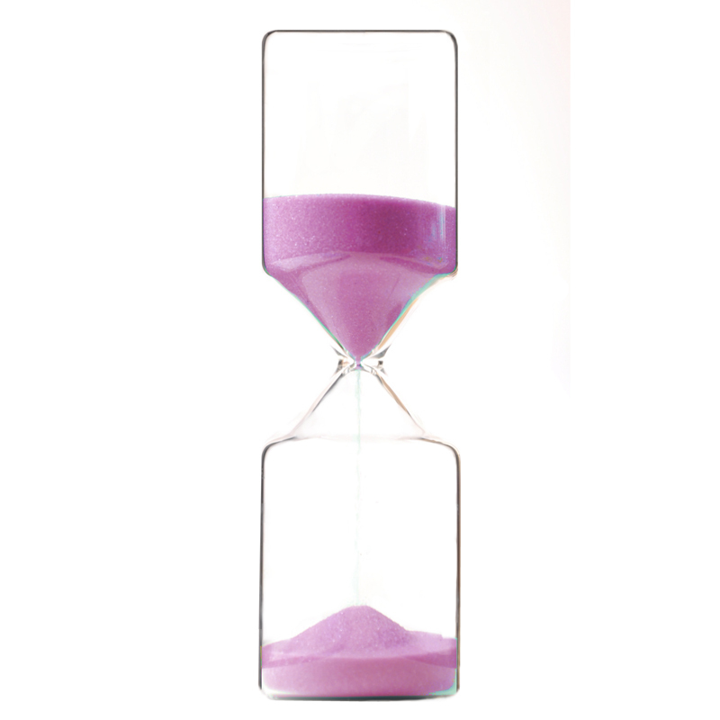 exquisit 30-Minute holz Basis glas farbige sanduhr Timer kreative exquisit dekoration