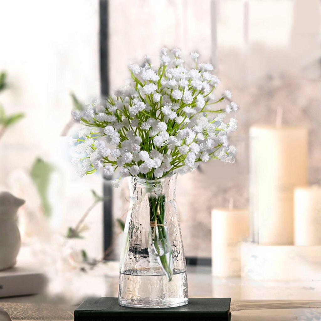Kunstmatige Gypsophila Bloem Nep Zijden Bruiloft Boeket Home Decor Plastic Baby 'S Adem Nep Bloem Home Decor # T2