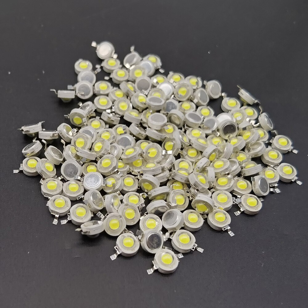 10-1000 Stuks Led Cob Lamp Chip 1W 3W 3.2-3.6V Input 100-220LM Mini Led lamp Diode Smd Voor Diy Led Schijnwerper Spotlight Downlight