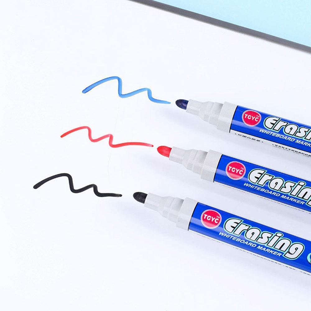 1X Kleurrijke Uitwisbare Whiteboard Marker Pen Omgeving Kantoor Voor Business Marker Kids Thuis Vriendelijke Tekening S Y7C8