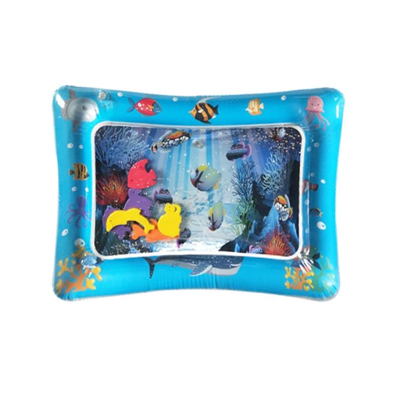 Colchoneta inflable de actividades para bebés, colchoneta de agua para niños, colchoneta de verano para natación, playa, gimnasio: C