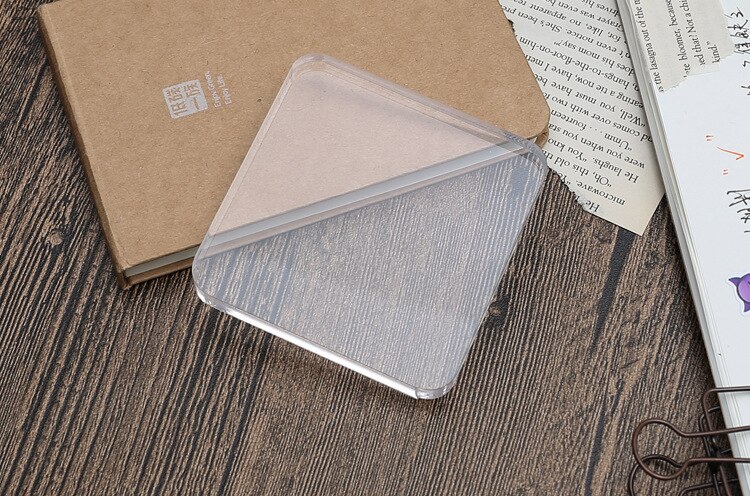 square acrylic stamp block clear acrylic block for stamping 7.5cm x 7.5cm crafting stamp accessories