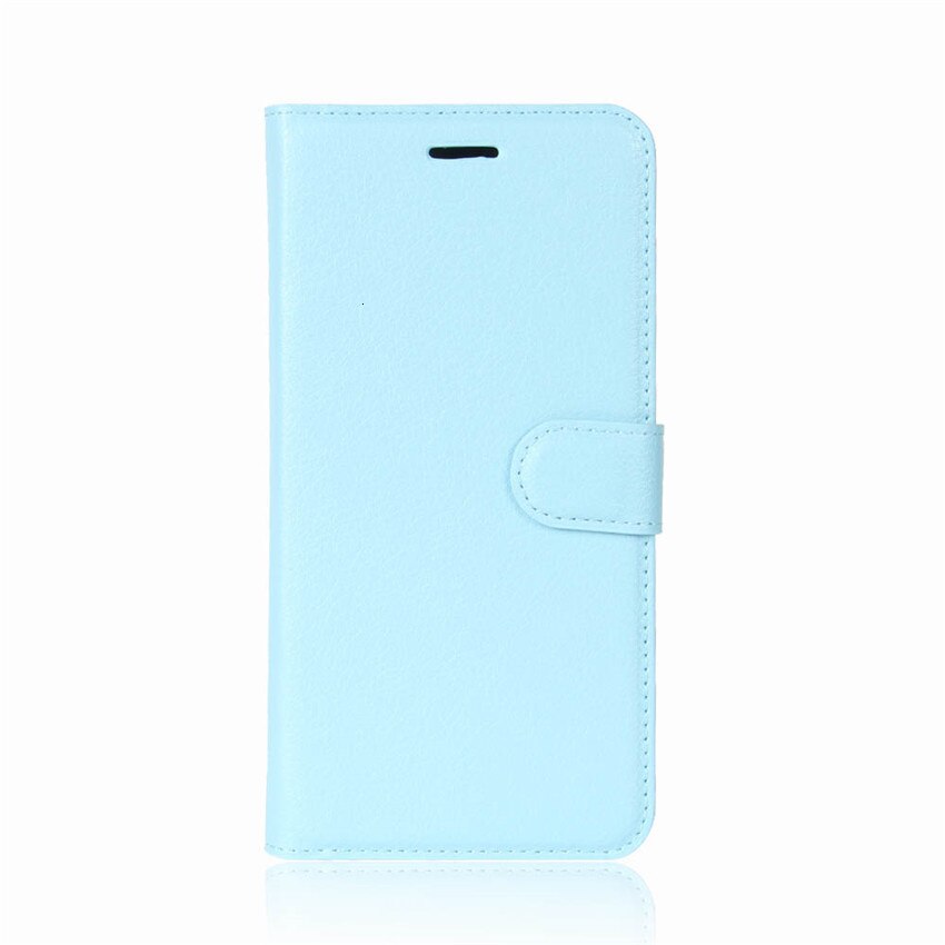 Coque arrière à rabat pour Xiaomi Redmi 4, sac à main avec fentes pour cartes, étui ajusté: Blue