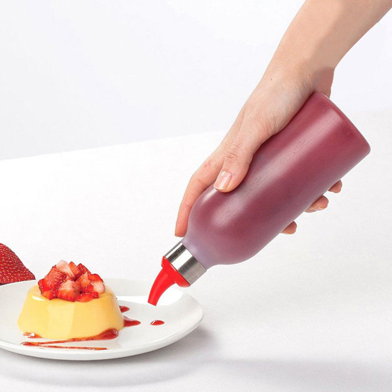 Keuken Accessoires Plastic Squeeze Fles Kruiderij Flessen Dispenser Voor Jam Saus Azijn Olie Ketchup Mosterd Koken Tool