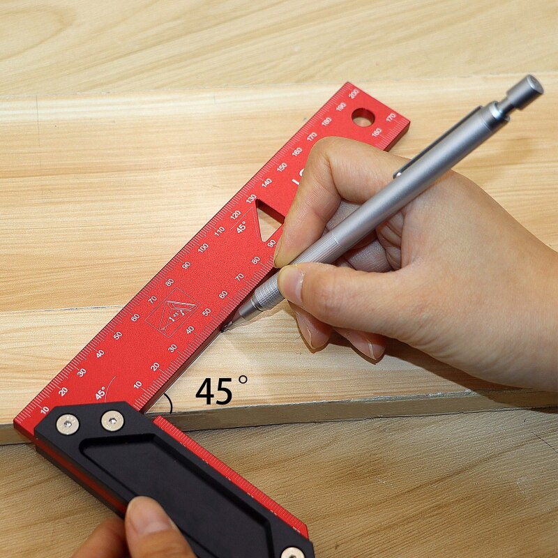 Woodraphic Precision Square Guaranteed T Speed Measurements Ruler for Measuring and Marking Woodworking Carpenters