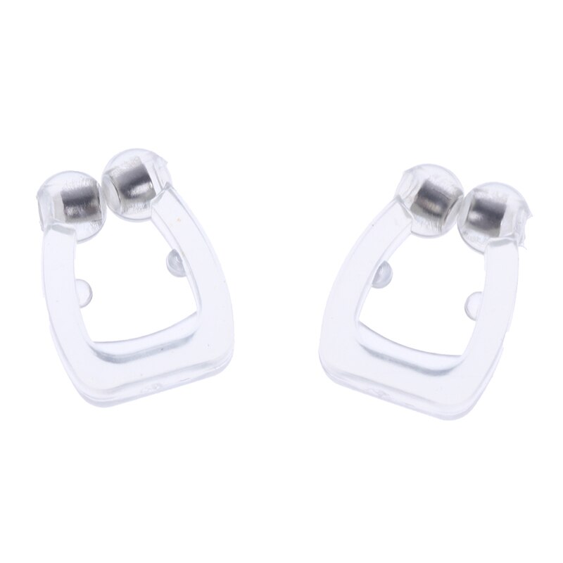 1/3/5PCS Anti-Snore Stop Snoring Night Device Clipple Silicone Magnetic Nose Clip For Sleeping Aid
