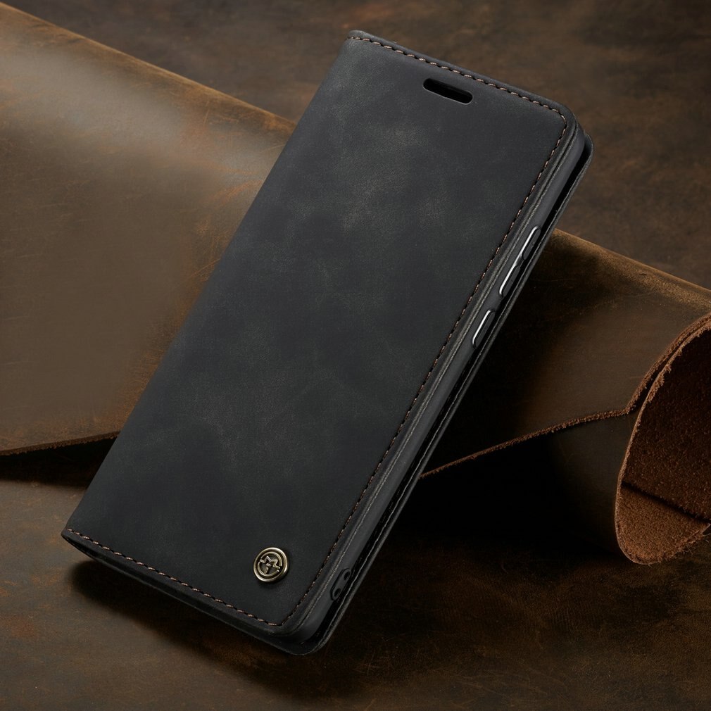 Caseme 013 Ultra-Dunne Mobiele Telefoon Geval Modieuze Mobiele Telefoon Portemonnee Holster Voor Huawei P Smart /Honor 10 Lite