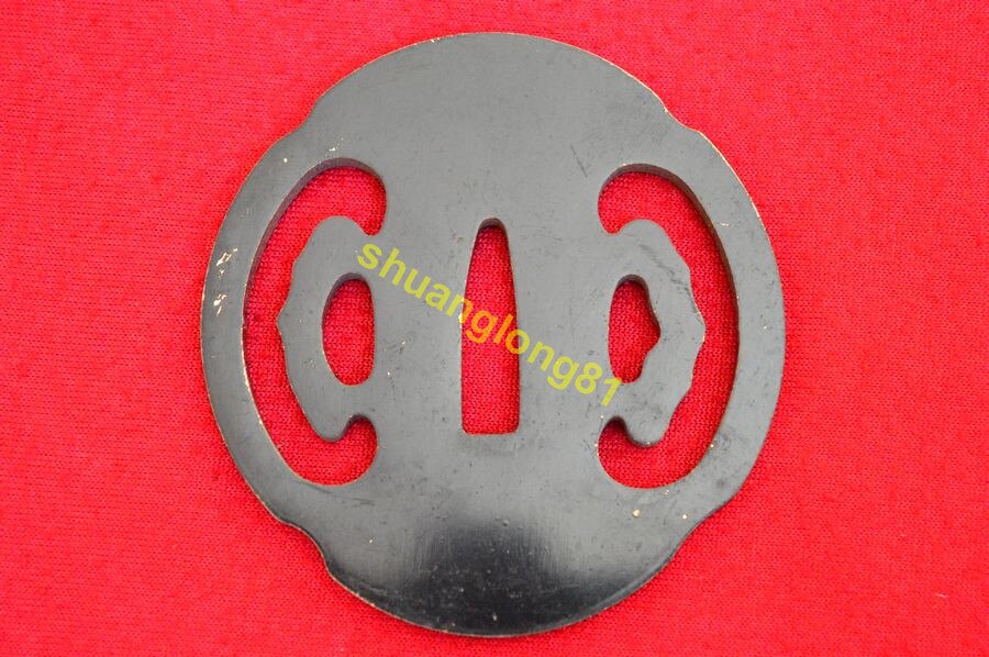 Strong Iron Steel Japanese Iron Steel Guard Tsuba For Samurai Knife Katana Sword Guard Wakizashi HandMade