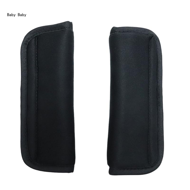 Zestaw poduszek na ramię robić wózka dziecięcego Bezpieczne i wygodne poduszki na ramię robić wózka dziecięcego Miękkie i długie ochraniacze na ramię robić wózka dziecięcego: SZARY