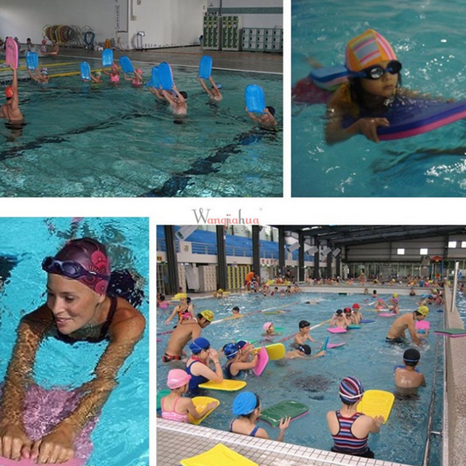 Products Solid Colors Training Swimming Kickboard EVA Thickened Adult Children General Water Kick Board